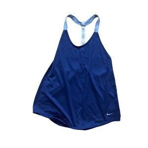 Nike Women's Blue Racerback Sports Bra